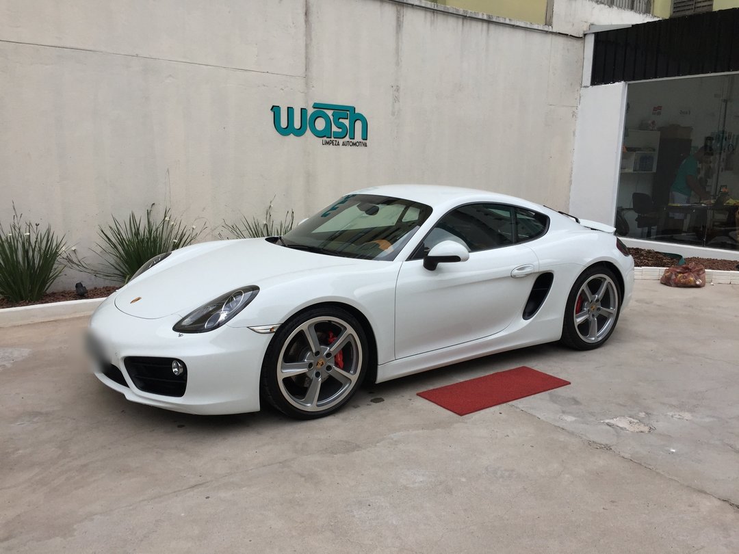 Porsche Cayman branco