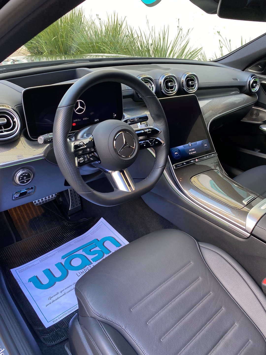 Interior Mercedes higienizado